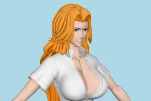 Rangiku Matsumoto hentai, girl, toony, woman, female, people, human, characters